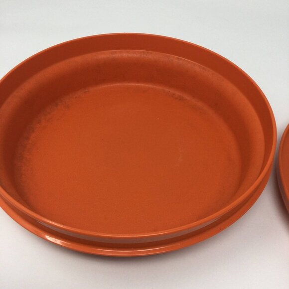 Vintage Tupperware Seal and Serve Bowl Orange - Picture 8 of 8